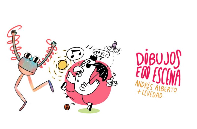 Dibujos en escena